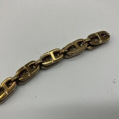 Ｃｈｒｉｓｔｉａｎ　Ｄｉｏｒ　ロゴ　ゴールド　ブレスレット　腕周り１９ｃｍ(7.48 inch)　送料無料の画像