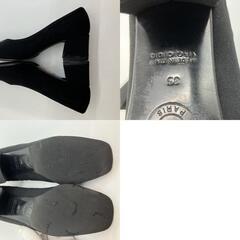 Ｃｅｌｉｎｅ　パンプス　黒　（JP35)(US 5.5)(22.5cm)(8.86 inch)　送料無料の画像