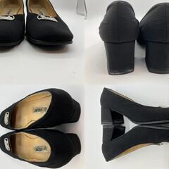 Ｃｅｌｉｎｅ　パンプス　黒　（JP35)(US 5.5)(22.5cm)(8.86 inch)　送料無料の画像