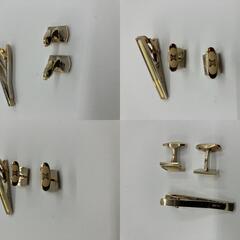セリーヌ　タイピン・カフスセット　ゴールド　箱付　送料無料の画像