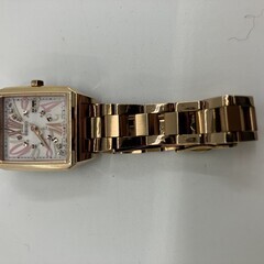 ＳＥＩＫＯ　ルキア　1B22-0AL0　電波ソーラー  腕時計　ゴールド　ケース幅２４ｍｍ　腕周り１４．５ｃｍ　送料無料の画像