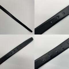 ＬＯＵＩＳ　ＶＵＩＴＴＯＮ　ルイヴィトン　黒　サンチュール　クラッシックベルト　ノワール全長１０３ｃｍ　送料無料　　　の画像