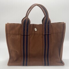 ＨＥＲＭＥＳ　エルメス　フールトゥＰＭ　ハンドバッグ　ブラウン　...