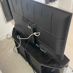 40インチ液晶テレビ テレビ台セットの画像