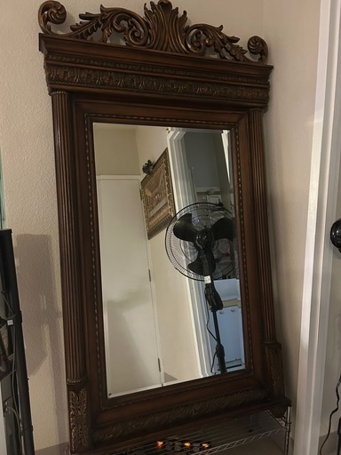 アンティーク超大型外国製鏡