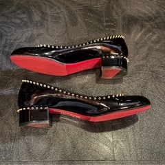 Christian Louboutin クリスチャン ルブタン ローヒール パンプス 中古の画像