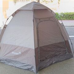 美品 IDOGEN ワンタッチテント 3～4人用 説明書付き キャンプ