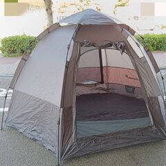 美品 IDOOGEN ワンタッチテント 3～4人用 説明書付き キャンプの画像