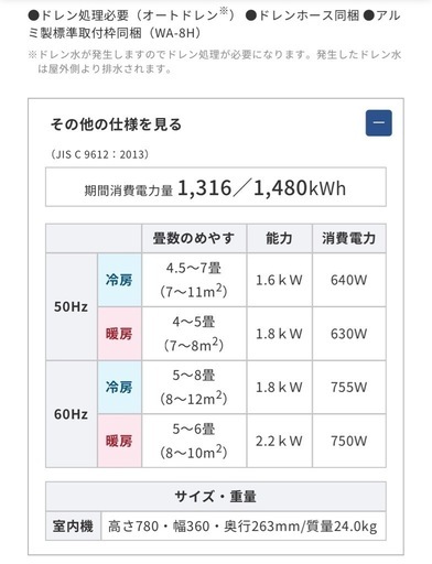 リララウインドエアコン 冷暖房兼用タイプ（2024年モデル）