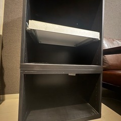 シンプル収納棚（引き出し付き／2段）