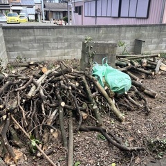 剪定枝・間伐材:薪や菌ちゃん農法にいかがですかの画像