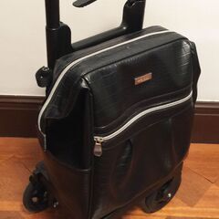 (美品）島製作所 メロディプリモコブリー ショッピングカート クロコダイル黒の画像