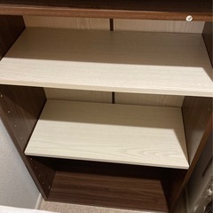 決定済み　こげちゃ色　カラーボックス
