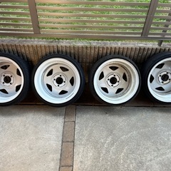 TC01 タイヤホイール 4本 165/40r15 USDM 7Jの画像
