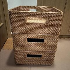 無印　重なるラタン