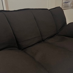 ニトリのブラウンローソファ