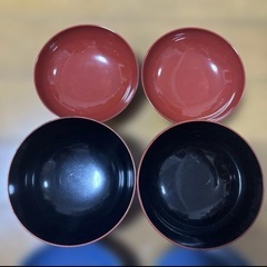 陶器　漆器　食器　吸物椀　汁碗　茶碗蒸し　和食　蓋付き小鉢　銘々皿　セット まとめ売り　鶴　花の画像