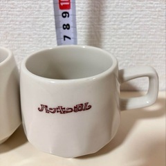 バッキンガム　カタカナ　文字入り　平成レトロ　可愛い　ペア マグカップ　２つ　セット　まとめ売り　まとめての画像