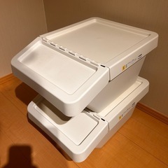【引取り限定】IKEA SORTERA ゴミ箱／収納ボックス2個...