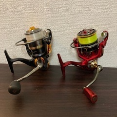 スピニングリール２個