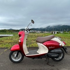 ヤマハ　ビーノ　SA26J 50cc 赤の画像