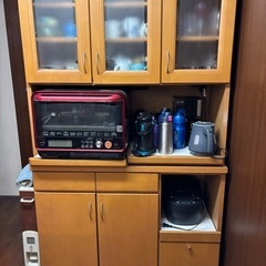 食器棚 木目調 使い勝手良し