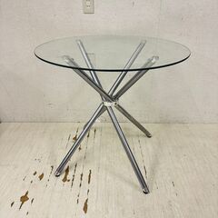  24388  円形テーブル　直径80cm    ◆大阪市内・東...