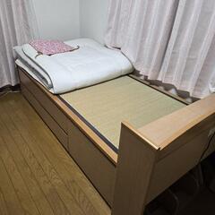 収納付き畳ベッドの画像