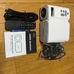 プロジェクター家庭用 スピーカー内蔵　HDMI USB AV入力 日本語取説付きの画像