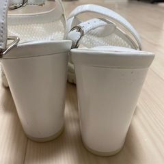 サンダル　レディース　ホワイト　の画像