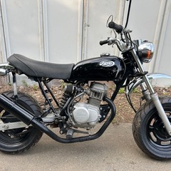 【動画あり】エイプ50 カスタム タイヤ前後新品　キャブ車 ホンダの画像