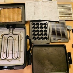 【引取に来れる方に差し上げます】MITSUBISHI ホットプレート HL-BK9の画像