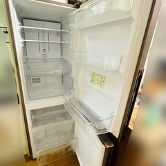 〈割れあり〉SHARP ノンフロン冷凍冷蔵庫