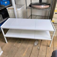 タワー 伸縮シンク下ラック 2段 タワー D30 4948 4949 キッチン収納 隙間収納 収納棚の画像