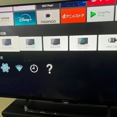 液晶スマートテレビ　フルハイビジョン　3dテレビ　Sony 43インチの画像