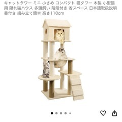 キャットタワー　値下げ交渉可の画像