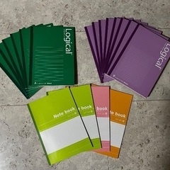 ノート全18冊：ロジカルノート14冊 & 他4冊 
