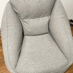 定価9,990円　無印良品 空気でできたソファ(グレー)