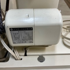 brother ブラザー HL2-B260 Fairline ミシン フットコントローラー付き 昭和レトロ アンティークの画像