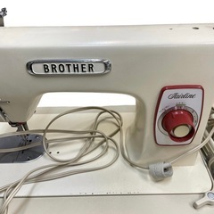 brother ブラザー HL2-B260 Fairline ミシン フットコントローラー付き 昭和レトロ アンティークの画像
