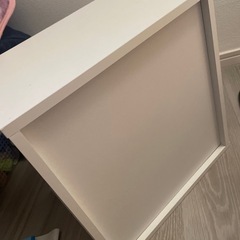 ベットサイドテーブル　食器入れ　カラーボックス　の画像