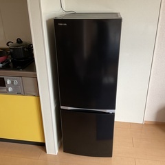 【2021年製】東芝153L冷蔵庫　ブラック