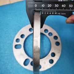 ホイールスペーサー　10㎜　2枚　4穴　5穴　pcd100の画像