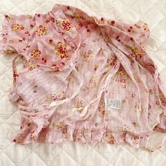 🍀【美品】95 甚兵衛女の子 浴衣の画像