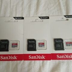 SanDisk microSD カード 128GB ×3枚
