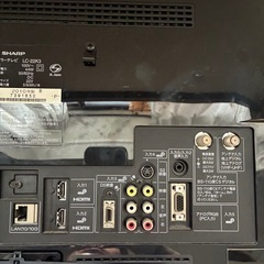 SHARP AQUOS 2010年製 テレビ 22V型 各種ケーブル付の画像