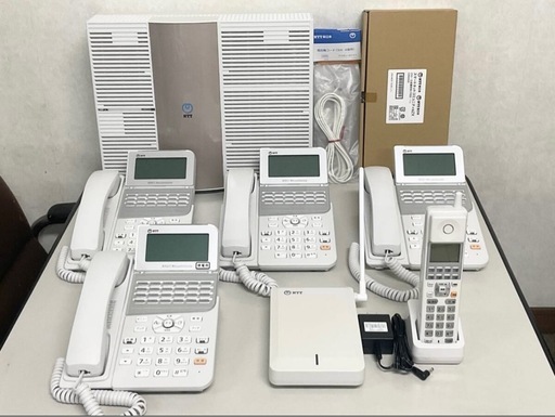 NTT αZX ZXS 主装置・電話機5台セット IPF・DECL付