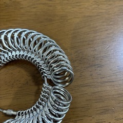 指輪サイズ測定リングの画像