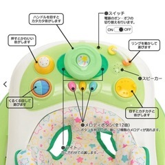 🟥ベビー用品・育児用品 🟥家具・室内用品 ＞ 歩行器 ＞ エンジョイウォーカー ステップ2（グリーン）の画像