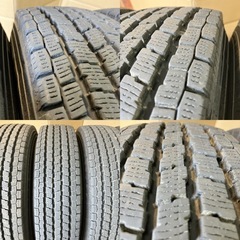良品! スタッドレス155/80R14LT 4本／100-4H／ヨコハマ iceGUARD iG91 8分上〜9分上 A4898-91
の画像